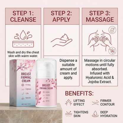 Hydrating Firming Chest Care Cream with Hyaluronic Acid & Jojoba Extract