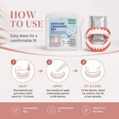 Comfort Fit Denture Liner – Lightweight Resin Cushion For Dentures