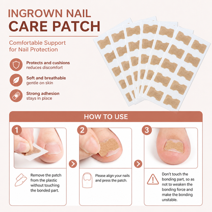 Ingrown Nail Care Patch – Comfortable Support For Nail Protection