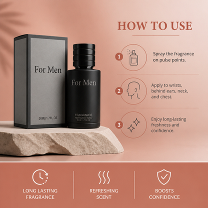 Men's Long Lasting Fragrance Spray – Fresh Scent For Everyday Confidence