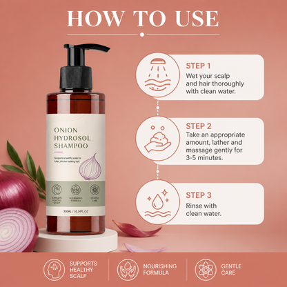 Onion Extract Nourishing Shampoo For Scalp And Hair Care