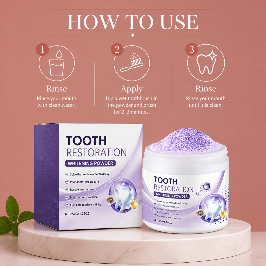 Tooth Whitening Powder – Gentle Daily Care For A Fresh Smile