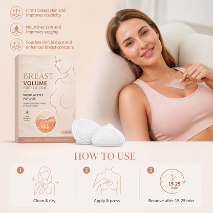 Firming Breast Care Patch with Ginger & Vitamin E for Smoother Skin