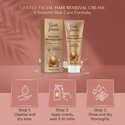 Gentle Facial Hair Removal Cream – Smooth Skin Care Formula