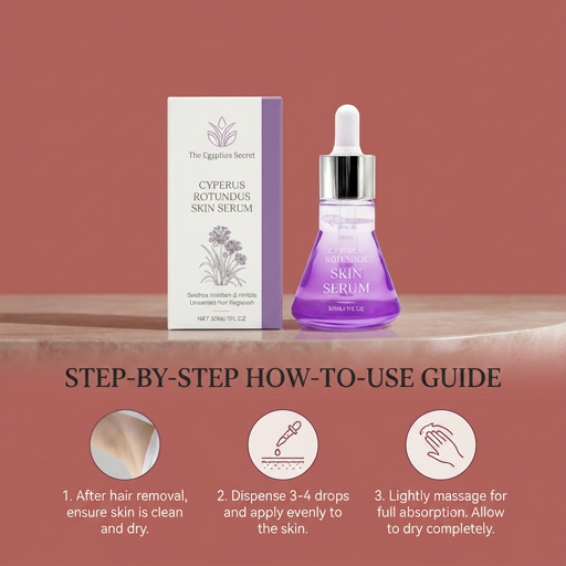 Cyperus Rotundus Skin Serum for Smooth-Looking Skin Care