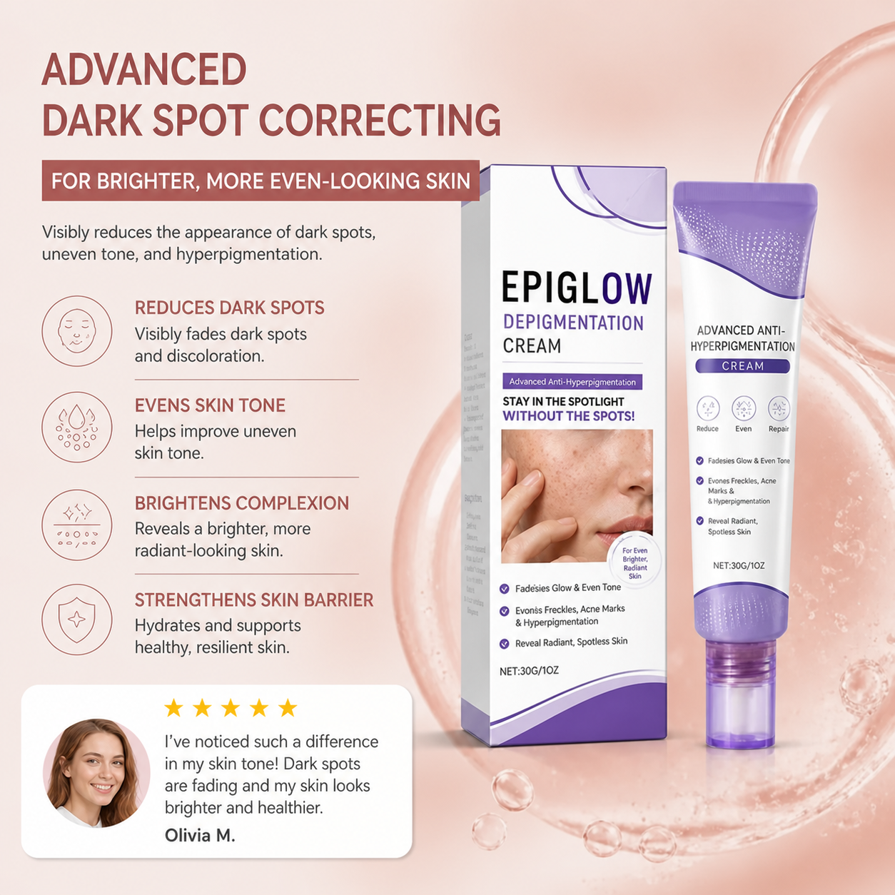Dark Spot Correcting Cream for Brighter, More Even-Looking Skin