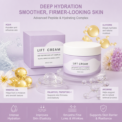 Peptide Lift Cream – Deep Hydration for Smoother, Firmer-Looking Skin