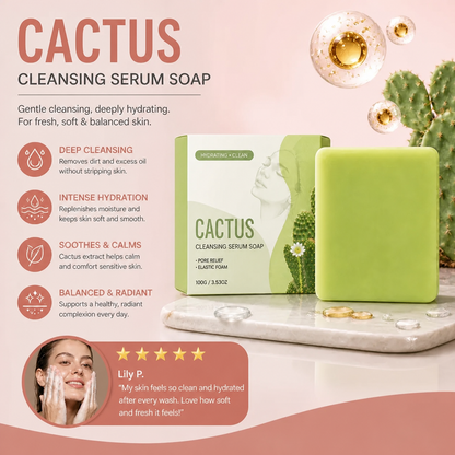 Cactus Hydrating Cleansing Bar for Fresh, Soft & Balanced Skin