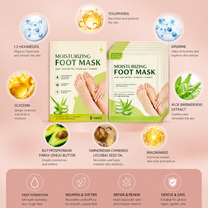Hydrating Foot Mask – Nourishing Care for Soft, Smooth Feet