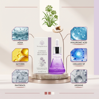 Cyperus Rotundus Skin Serum for Smooth-Looking Skin Care