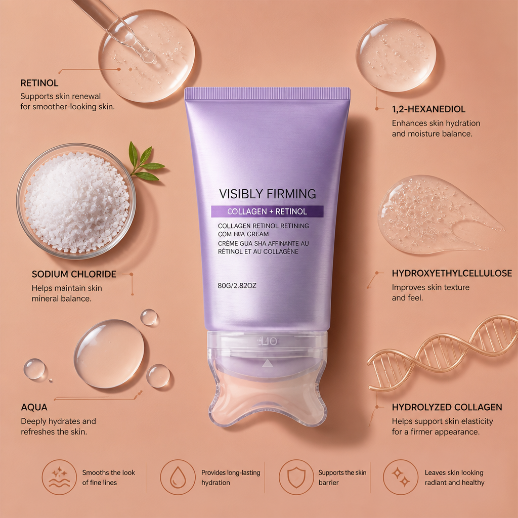 Retinol Collagen Massage Serum – Smooth, Hydrated & Radiant-Looking Skin