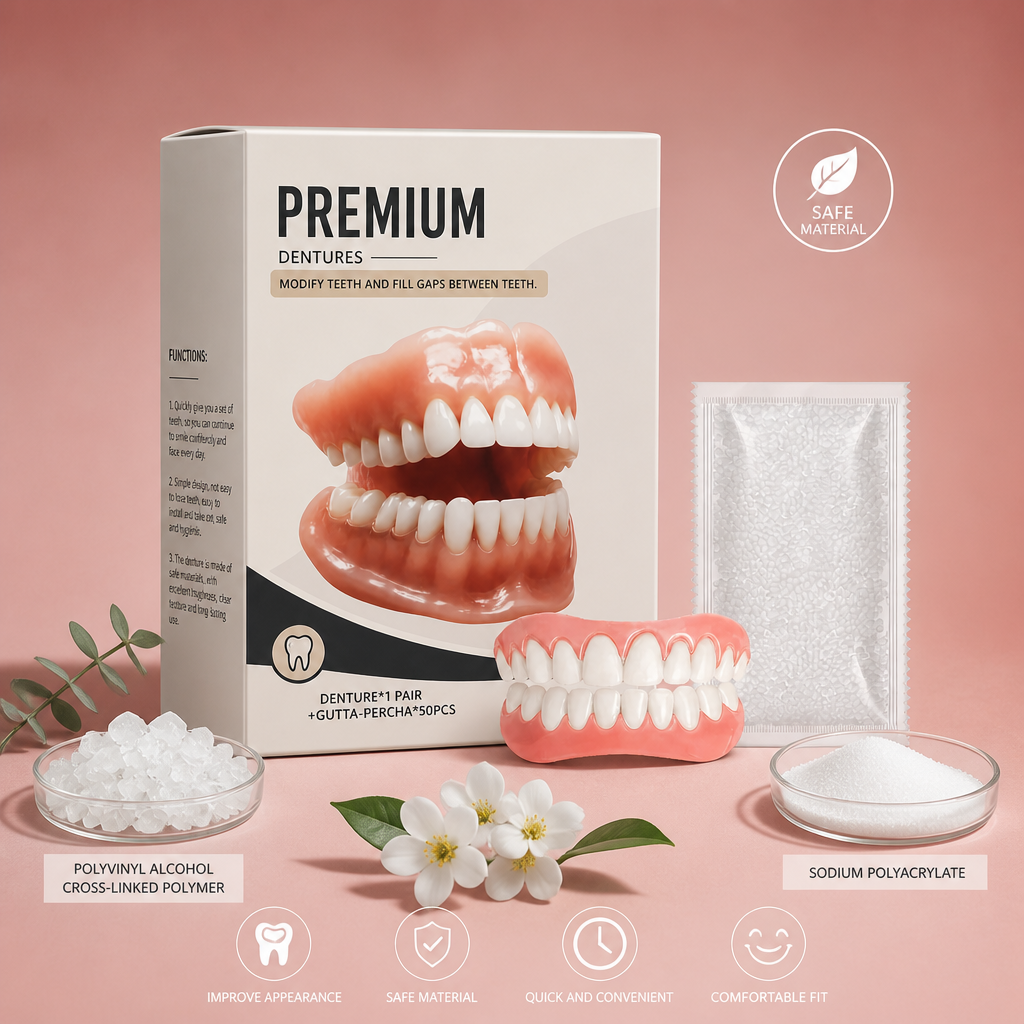 Flexible Denture Fit Resin – Custom Adjustment Material For Comfortable Smiles