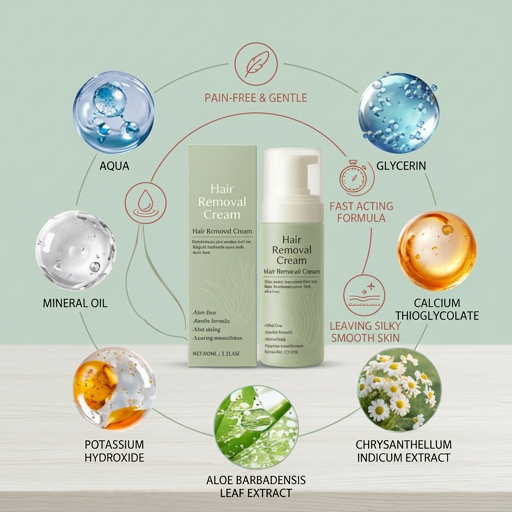 Calcium Thioglycolate Hair Removal Spray for Smooth Skin Care