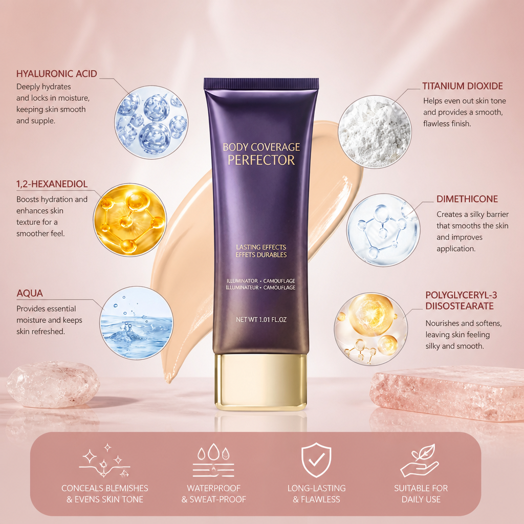 Body Coverage Concealer – Full Coverage For A Smooth Even Look