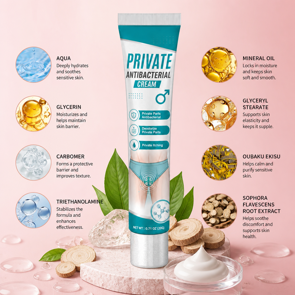 Private Antibacterial Cream – Gentle Moisturizing Care For Sensitive Areas