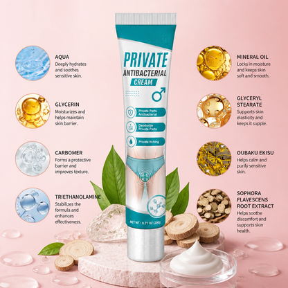 Private Antibacterial Cream – Gentle Moisturizing Care For Sensitive Areas