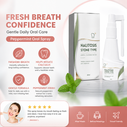 Peppermint Oral Spray – Fresh Breath Care With Gentle Daily Formula