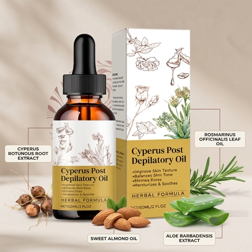 Hydrating Hair Removal Oil – Lightweight Formula for Smooth Skin Care