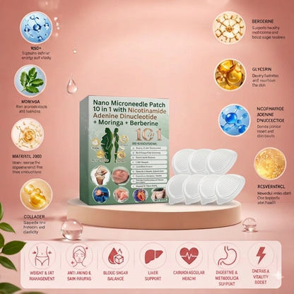 Nourishing Microneedle Body Patches for Daily Wellness Support
