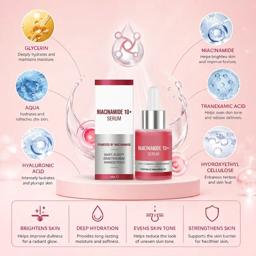Niacinamide Brightening Serum – Hydrating Formula for Clear, Radiant Skin