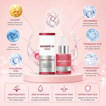 Niacinamide Brightening Serum – Hydrating Formula for Clear, Radiant Skin
