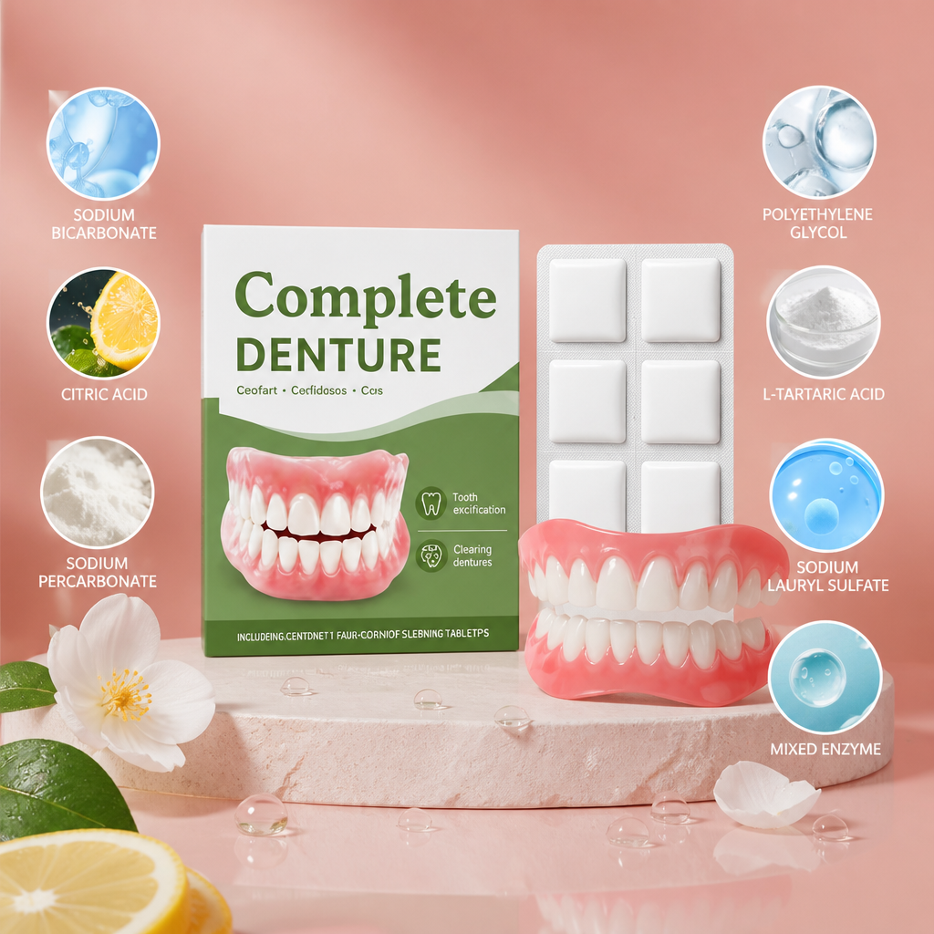 Complete Denture Care Set – Comfortable Fit And Easy Cleaning Solution