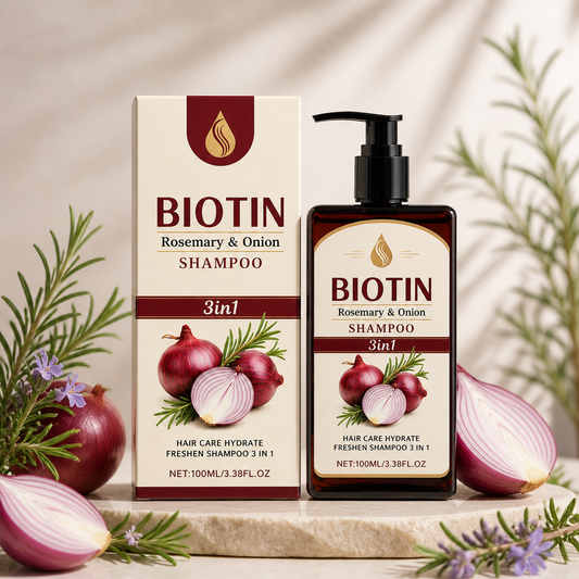 Biotin Rosemary & Onion Shampoo – Hydrating Care For Fresh-Looking Hair