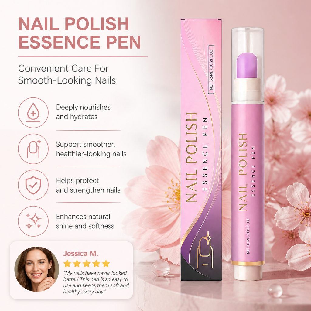 Nail Polish Essence Pen – Convenient Care For Smooth-Looking Nails