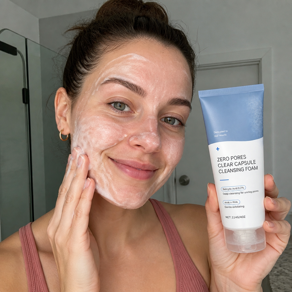 Pore Refining Cleansing Foam with Salicylic Acid & AHA/PHA