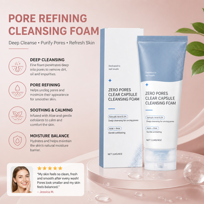 Pore Refining Cleansing Foam with Salicylic Acid & AHA/PHA
