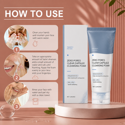 Pore Refining Cleansing Foam with Salicylic Acid & AHA/PHA