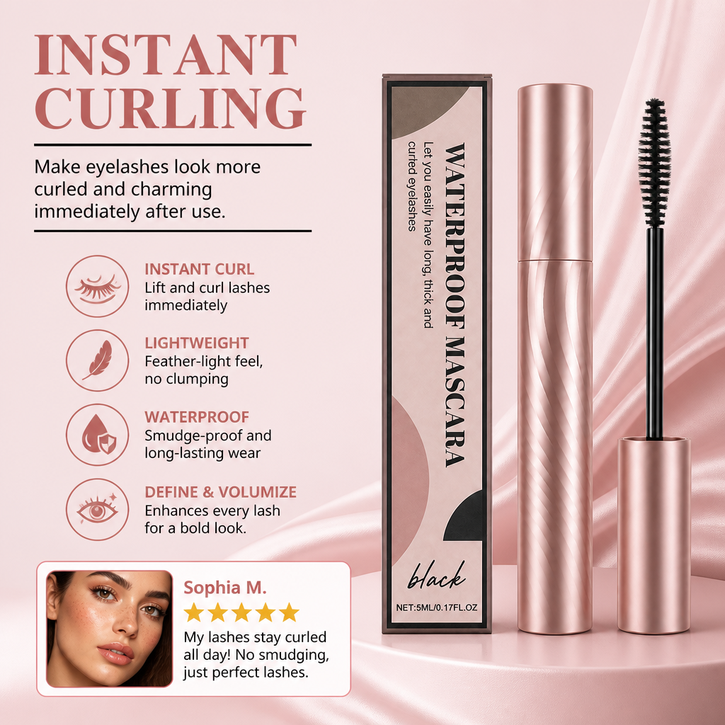 Curling Mascara – Volumizing Formula For Defined Lashes