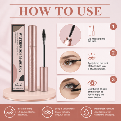 Curling Mascara – Volumizing Formula For Defined Lashes