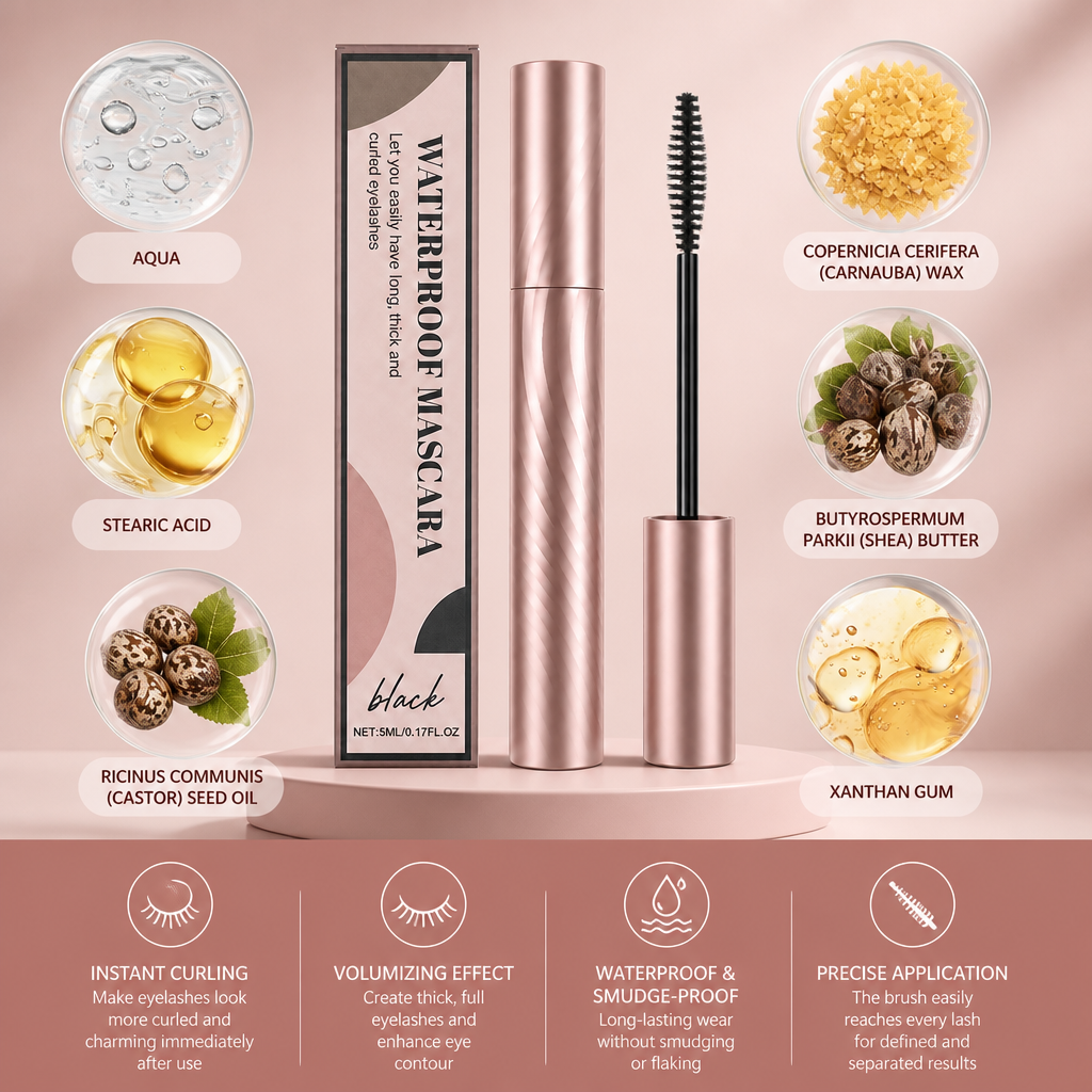 Curling Mascara – Volumizing Formula For Defined Lashes