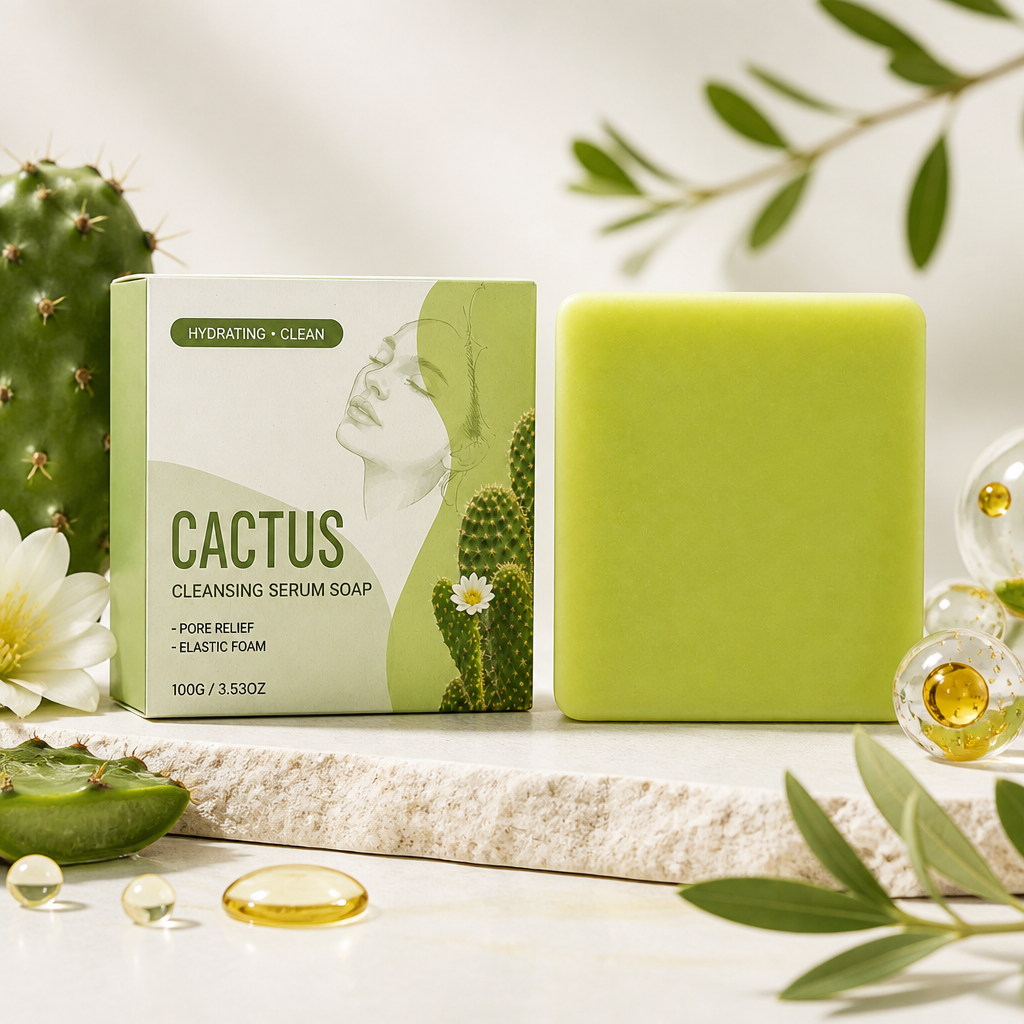 Cactus Hydrating Cleansing Bar for Fresh, Soft & Balanced Skin