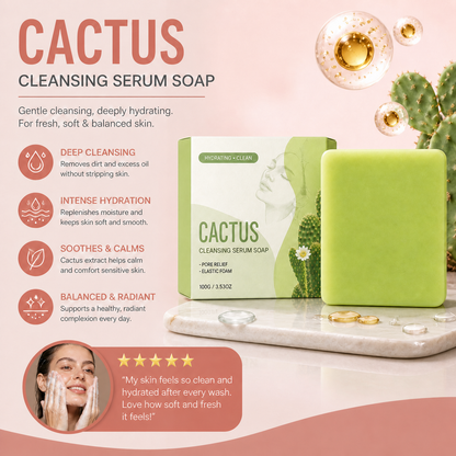 Cactus Hydrating Cleansing Bar for Fresh, Soft & Balanced Skin