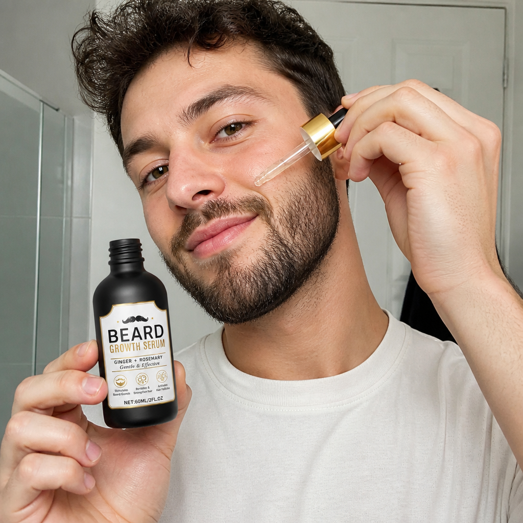 Beard Care Serum – Nourishing Formula For Fuller-Looking Facial Hair
