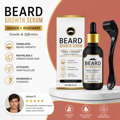 Beard Care Serum – Nourishing Formula For Fuller-Looking Facial Hair