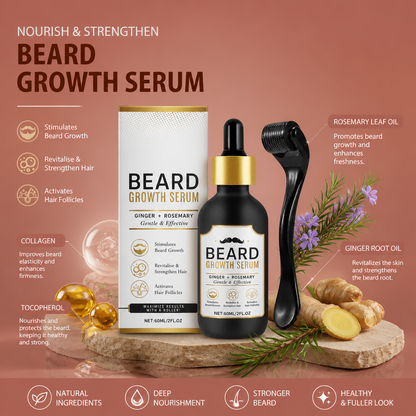 Beard Care Serum – Nourishing Formula For Fuller-Looking Facial Hair