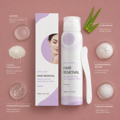 Pain-Free Man Hair Removal Cream – Gentle Formula for Sensitive Skin