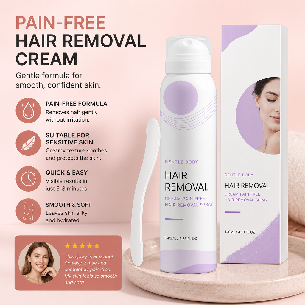 Pain-Free Man Hair Removal Cream – Gentle Formula for Sensitive Skin