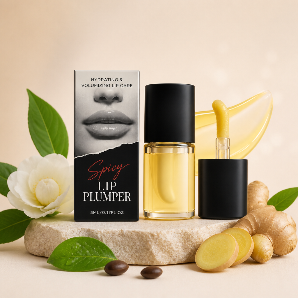 Korean Spicy Lip Plumper Gloss – Fuller-Looking Lips with a High-Shine Finish