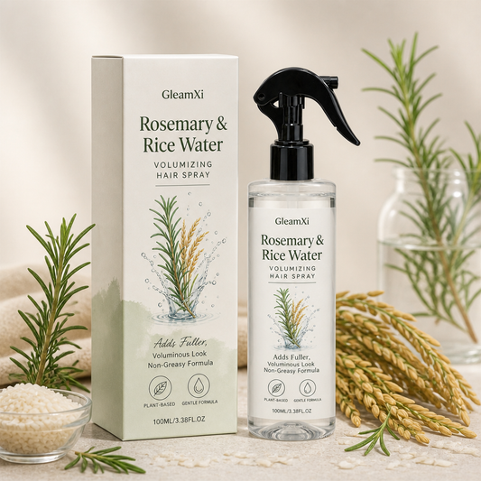 Rosemary & Rice Water Hair Spray – 100% Natural Hair Mist for Soft, Smooth & Healthy-Looking Hair