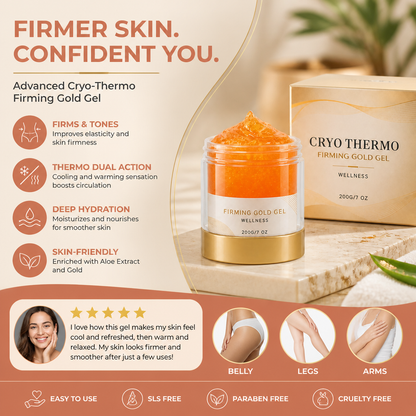 Cryo-Thermo Firming Body Cream - Firming & Smoothing Cream for Legs, Belly & Arms