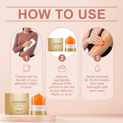 Cryo-Thermo Firming Body Cream - Firming & Smoothing Cream for Legs, Belly & Arms