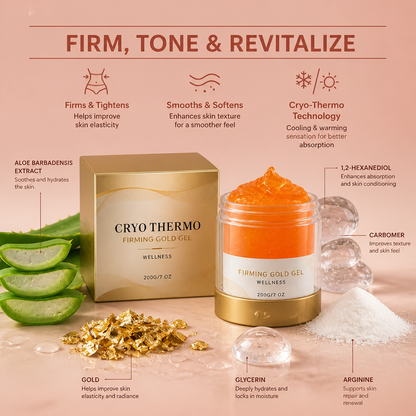 Cryo-Thermo Firming Body Cream - Firming & Smoothing Cream for Legs, Belly & Arms