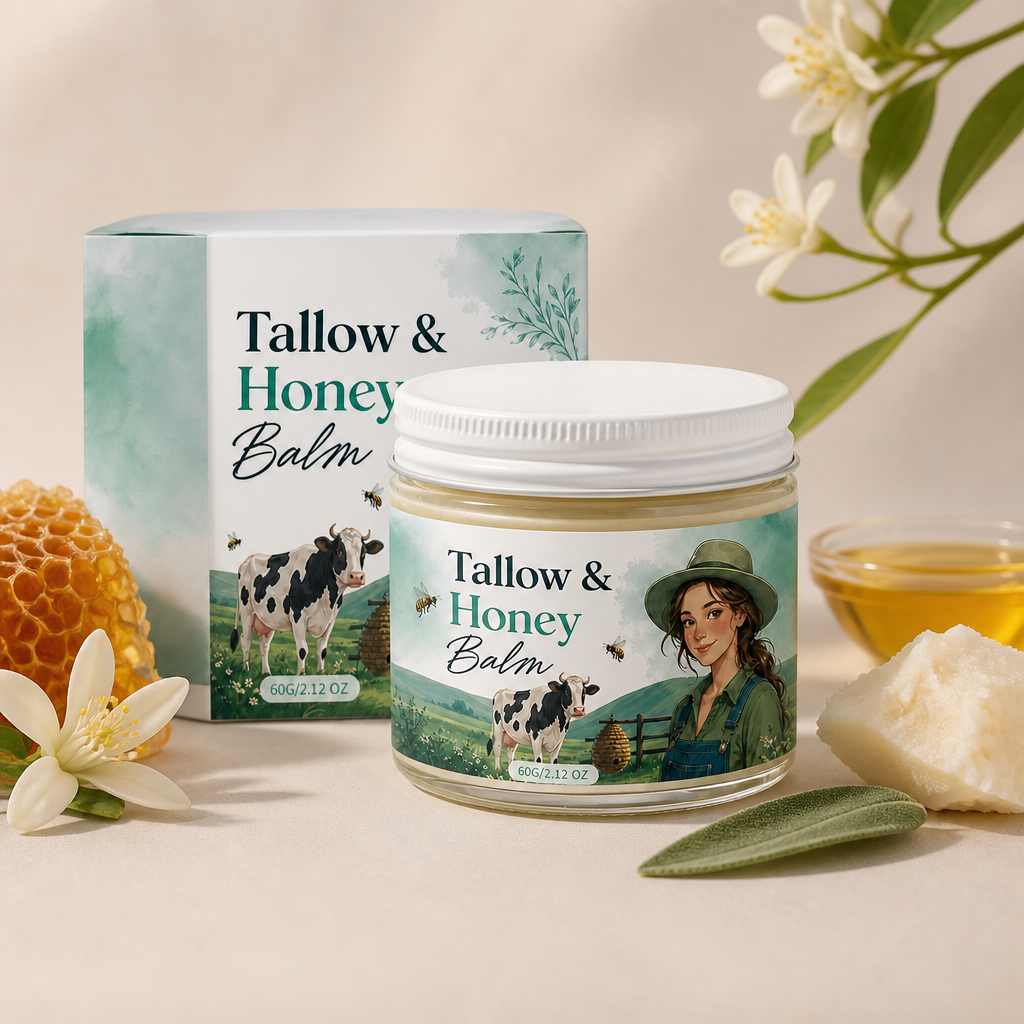 Tallow & Honey Face Balm – Deep Nourishment for Soft, Supple Skin