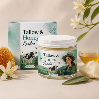 Tallow & Honey Face Balm – Deep Nourishment for Soft, Supple Skin