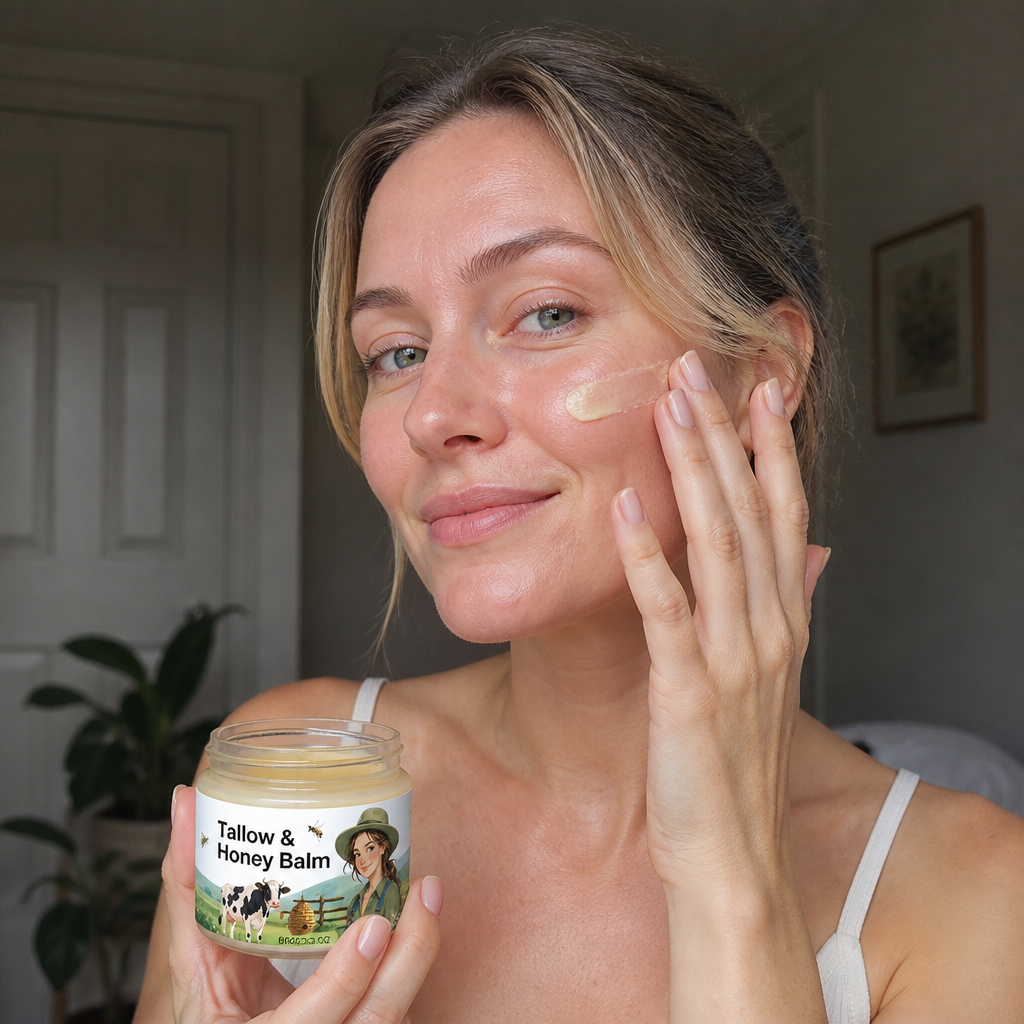Tallow & Honey Face Balm – Deep Nourishment for Soft, Supple Skin