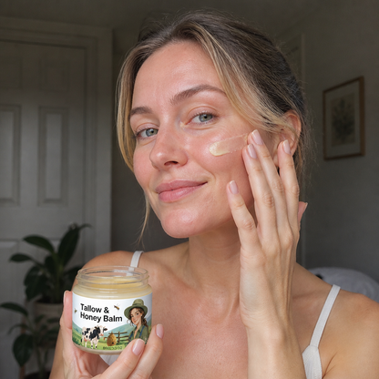 Tallow & Honey Face Balm – Deep Nourishment for Soft, Supple Skin